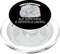 Undiagnosed But Something Is Definitely Wrong T-Rex ADHD PopSockets PopGrip for MagSafe