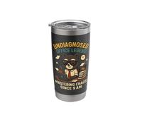 Undiagnosed Office Legend Mastering Chaos Since 9 AM Stainless Steel Insulated Tumbler
