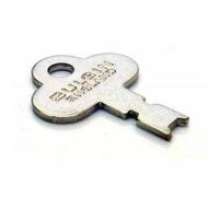 Undisclosed Bulgin 6083/C Spare Key, Plunger Actuator, ON-OFF Operation, Silver