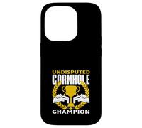 Undisputed Cornhole Champion Player Enthusiast Case for iPhone 14 Pro