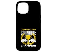 Undisputed Cornhole Champion Player Enthusiast Case for iPhone 15