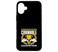 Undisputed Cornhole Champion Player Enthusiast Case for iPhone 16 Plus
