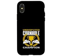 Undisputed Cornhole Champion Player Enthusiast Case for iPhone X/XS