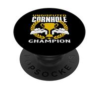 Undisputed Cornhole Champion Player Enthusiast PopSockets Adhesive PopGrip