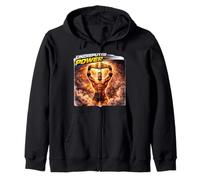 Undisputed Power Wrestling Champion Art Zip Hoodie