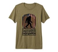 Undisputed Sasquatch Hunting Champion Bigfoot Hunt Premium T-Shirt