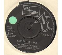 UNDISPUTED TRUTH - law of the land / mono 45 rpm single