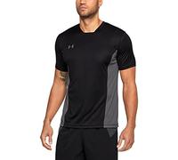 UNDKU|#Under Armour Men Challenger II Training Top Short-sleeve Shirt - Black/ Graphite/ Graphite (001), SM