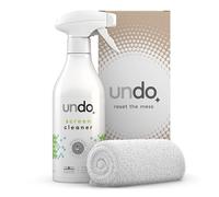 Undo Screen Cleaner Spray (500ml) with Microfibre Cloth - Screen Cleaning Kit for Phones, Laptops, Monitors, TV, Glass Screens - Removes Smears, Grease, Fingerprints - Laboratory Tested