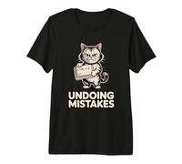 Undoing Mistakes Cat Computer Humor Premium T-Shirt