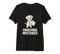 Undoing Mistakes Dog Computer Humor Premium T-Shirt