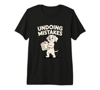 Undoing Mistakes Dog Computer Humor Premium T-Shirt
