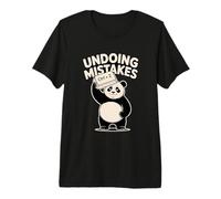 Undoing Mistakes Panda Computer Humor Premium T-Shirt