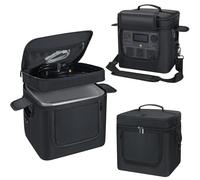 Undomip Carrying Bag Compatible with ECOFLOW River 2 Pro, Power Storage Bag with Adjustable Shoulder Strap, Soft Generator Cover with Side Zipper,28 * 27 * 23CM (Black, For River 2 Pro)