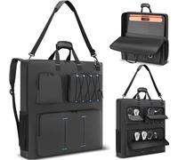 Undomip Travel Carrying Case Compatible with Jackery SolarSaga 100W 200W，Solar Panel Storage Bag，Padded Carrying Case for 2 Panels with Multiple Pocket