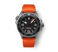 UNDONE Aquadeep Signal Orange Rubber Band 43 mm Automatic Dive Watch 500M Water Resistance Wristwatch Diver for Men, Titanium, Divers Watch
