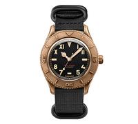 Undone Basecamp Cali Bronze Automatic Black Fabric Army Vintage Unisex Watch