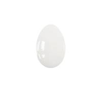 Undrilled Yoni Egg Natural Stone Jade Egg for Kegel Exercise Pelvic Floor Muscle Exercise Rose Quartz Yoni Egg-White Jade-30x20mm