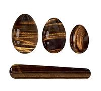 Undrilled Yoni Egg Set Undrilled Yoni Egg Set Women Kegel Exerciser Stone Jade Eggs Ball Crystal Rose Quartz Eggs Yoni Wand,Tiger Eye