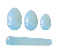 Undrilled Yoni Egg Set Undrilled Yoni Egg Set Women Kegel Exerciser Stone Jade Eggs Ball Crystal Rose Quartz Eggs Yoni Wand,Opal