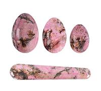 Undrilled Yoni Egg Set Undrilled Yoni Egg Set Women Kegel Exerciser Stone Jade Eggs Ball Crystal Rose Quartz Eggs Yoni Wand,Rhodonites