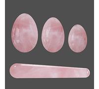 Undrilled Yoni Egg Set Undrilled Yoni Egg Set Women Kegel Exerciser Stone Jade Eggs Ball Crystal Rose Quartz Eggs Yoni Wand,Rose Quartz