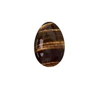 Undrilled Yoni Eggs 45X30mm Natural Rose Quartz Massage Egg Obsidian Crystal Jade Eggs Kegel Exercise Massage Ball,Tiger Eyes Eggs