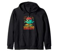 Undying Curiosity Design Zip Hoodie