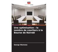 Une optimisation: le nombre de courtiers à la Bourse de Nairobi