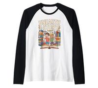 Unearth A Story : Boy and Girl Library Summer Reading 2026 Raglan Baseball Tee