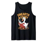 Unearth a Story Goose Reading Summer 2026 Tank Top