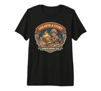 Unearth A Story Summer Reading 2026 Cute Archeologist Cool Premium T-Shirt