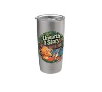 Unearth a Story Summer Reading 2026 Stainless Steel Insulated Tumbler