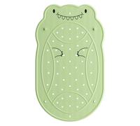 UNEEDE Non Slip Bath Mat for Kids, Dinosaur-Shaped Bathtub Mat Non Slip Anti Mould, 76 x 45 cm, Rubber Bath Mats for Babies & Children, Bath Mat for Bathtub with Strong Suction Cups