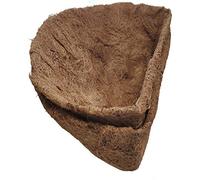 UNeedVog 2PCS Half Round Replacement Coco Liner for Hanging Basket Wall Flower Basket, Half Circle Wall Planter Coconut Fiber Plant Basket Liner for Garden Planter Flower Pot (14 inch)