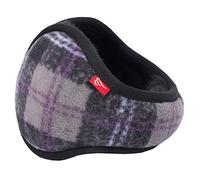 UNeedVog Winter Thermal Ear Muffs for Men Women Plaid Earmuffs Women Fluffy Riding Ear Warmers
