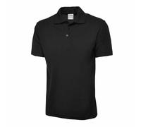Uneek 3 PACK Unisex Mens Classic Polo Shirt Plain Blank Tee Work Short Sleeve