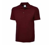 The UX Polo Uneek Clothing Maroon L