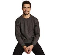 Uneek 300g Plain Classic Crewneck Sweatshirt -Heather Grey - XXX-Large