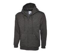 Uneek UC504 Adults Classic Full Zip Hoodie 300GSM Charcoal S Colour: C S