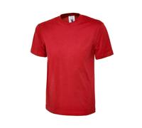 Uneek UC301 Classic T-Shirt Red S Colour: Red, Size: S S