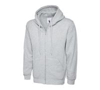 UN lassic Full Zip Hoodie Unisex Hooded Sweatshirt Workwear Pullover UC504