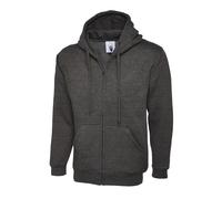 UN lassic Full Zip Hoodie Unisex Hooded Sweatshirt Workwear Pullover UC504