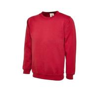 Uneek Classic Sweatshirt - Adult [Medium] [Red] /Sportswear