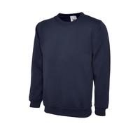UN lassic Unisex Sweatshirt Crew Neck Mens Plain Work Sweater Jumper UC203