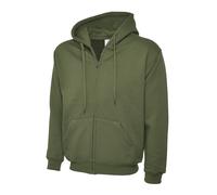 Un lothing Adults Classic Full Zip Hooded Sweatshirt UC504