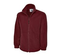 Uneek UC604 Classic Full Zip Micro Fleece Jacket 300GSM Maroon XL Colo XL
