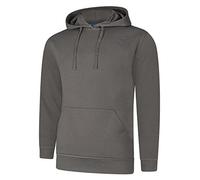 Un lothing Deluxe Hooded Sweatshirt UC509 - Soft Material X, Grey, Large, 5XL, XS