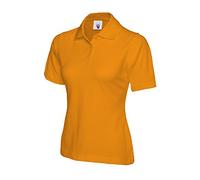 Uneek UC106 Ladies Polo Shirt 220GSM Orange 2XL Colour: Orange, Size: 2XL