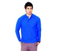 Uneek Clothing Polo Shirt UC113 Long Sleeve Classic Royal XL